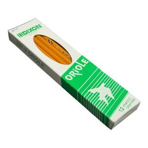 Full Dozen 12 Vintage Dixon ORIOLE School Supply Pencils Soft #287